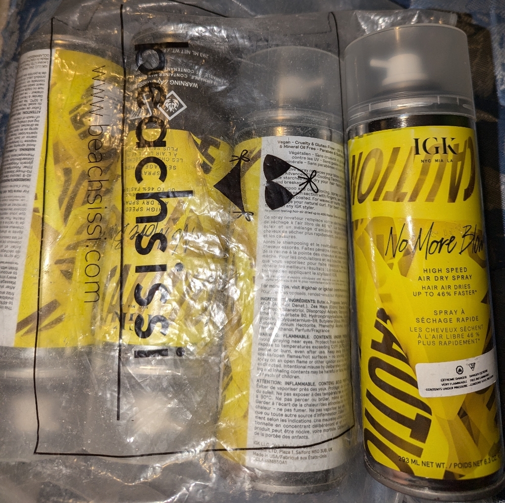 No More Blow Air Dry Spray x4